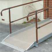 Aluminium Double Handrail 1300mm