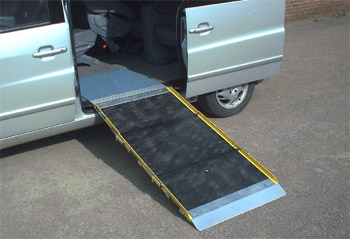 Aluminium Triple Length folding ramp