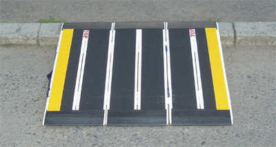 Fibreglass Triple Fold Travel Ramp