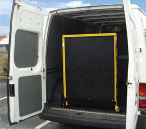 Fixed Solid Van Loading Ramp 750kg SWL
